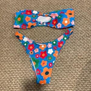 SHEIN floral bikini